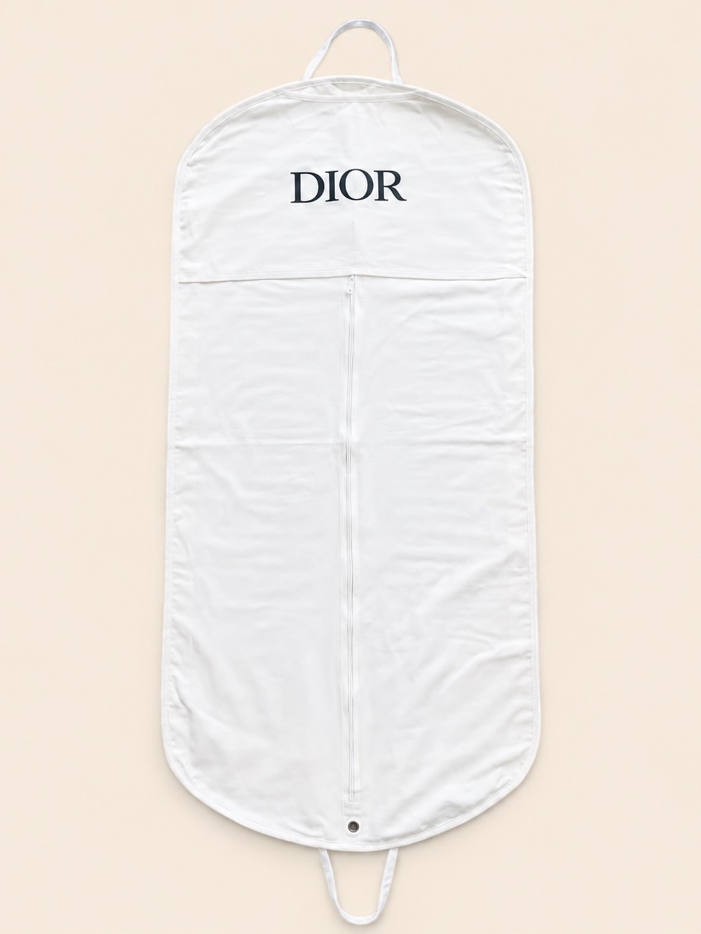 DIOR White Garment Bag - Cotton